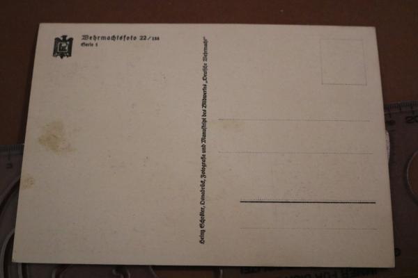 alte Postkarte - Soldaten leisten den Führer Schwur